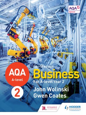 cover image of AQA A-level Business Year 2 (Wolinski and Coates)